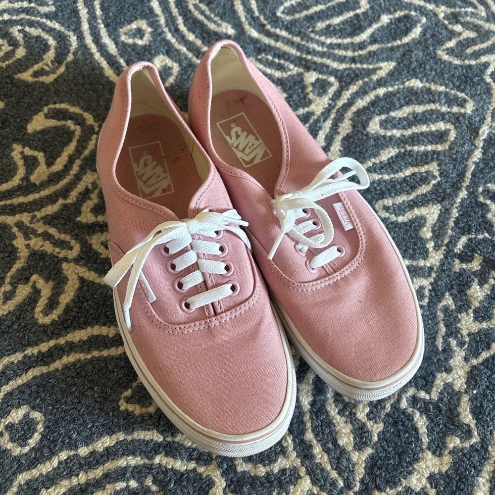 Vans Pink Canvas Sneakers